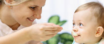 Baby eating