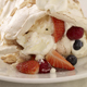 Meringue Roulade with Strawberries