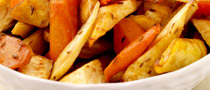 Balsamic Honey Roasted Carrots and Parsnips