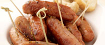Honey and Mustard Sausages