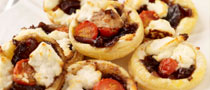 Red Onion and Goats Cheese Tartlets