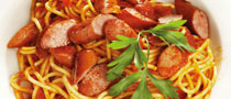 Sausage and Tomato Spaghetti