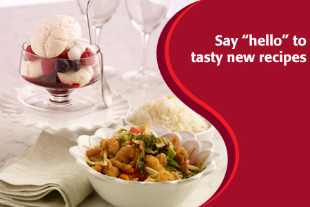 Say hello to tasty new recipes Say hello to tasty new recipes