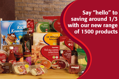 Say hello to saving around 1/3 with our new range of 1,500 products Say hello to saving around 1/3 with our new range of 1,500 products