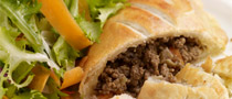 Lamb Pastries with Side Salad