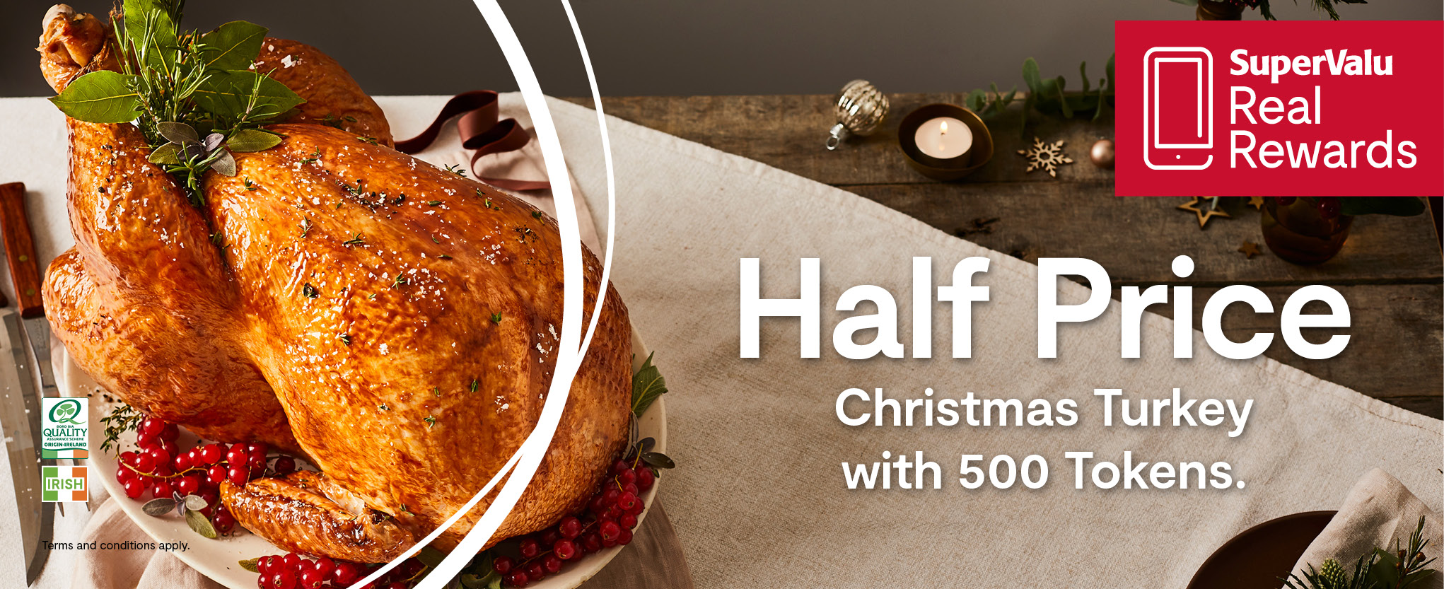 Half Price Christmas Turkey With 500 Tokens - Supervalu