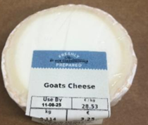Freshly Prepared Goats Cheese
