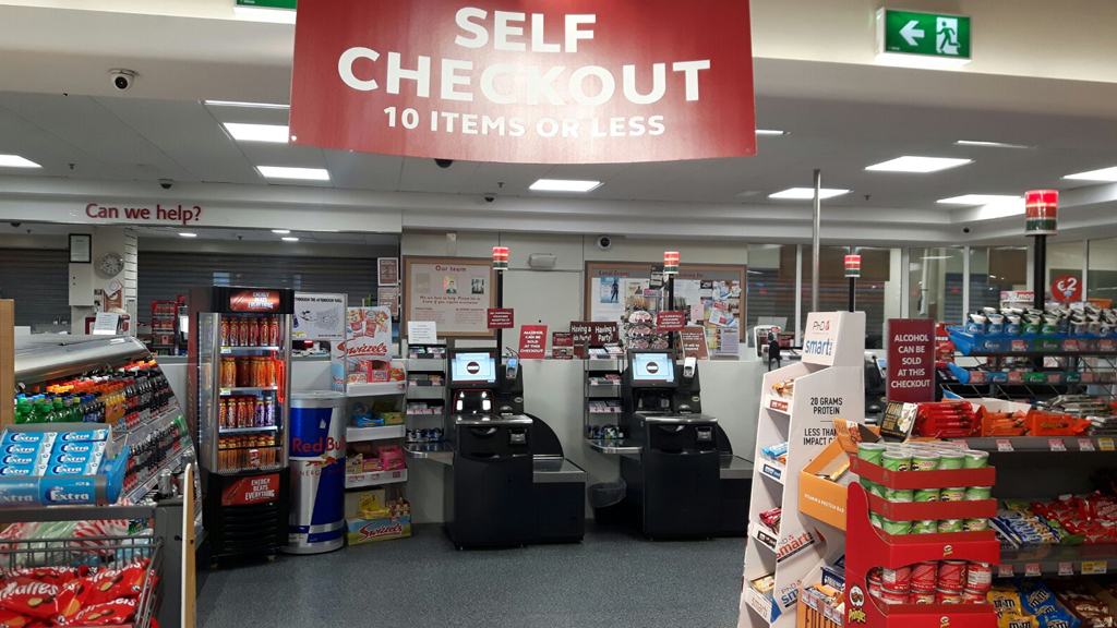 11 self service checkout