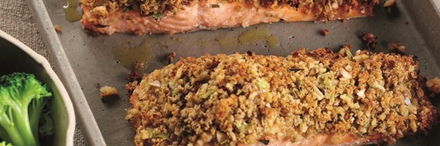 Salmon with Crunchy Tarragon Crumb