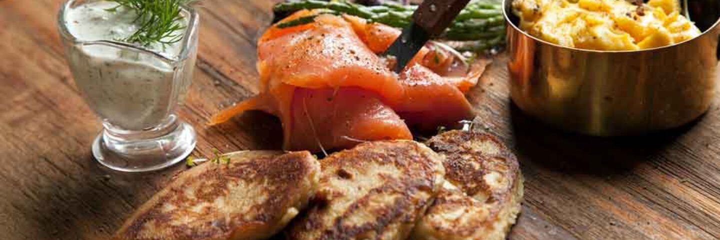 Salmon blini recipe