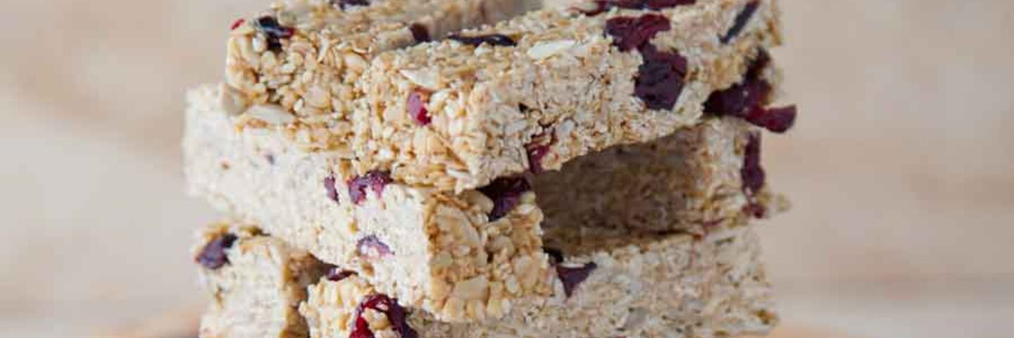 Cranberry and almond bars