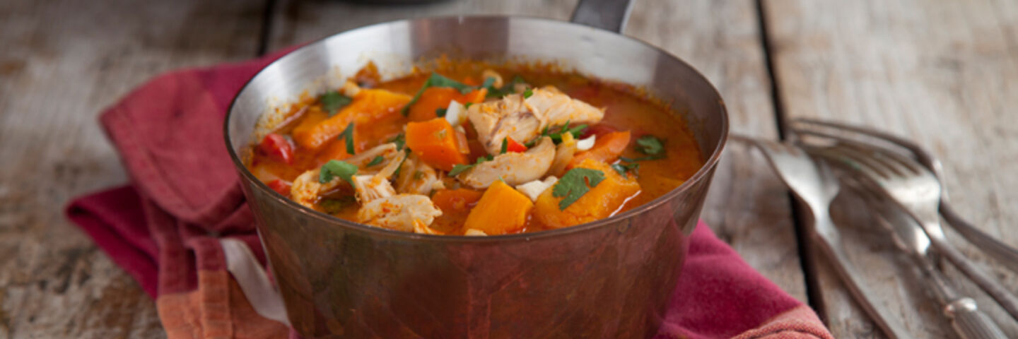 Sweet potato thai red curry