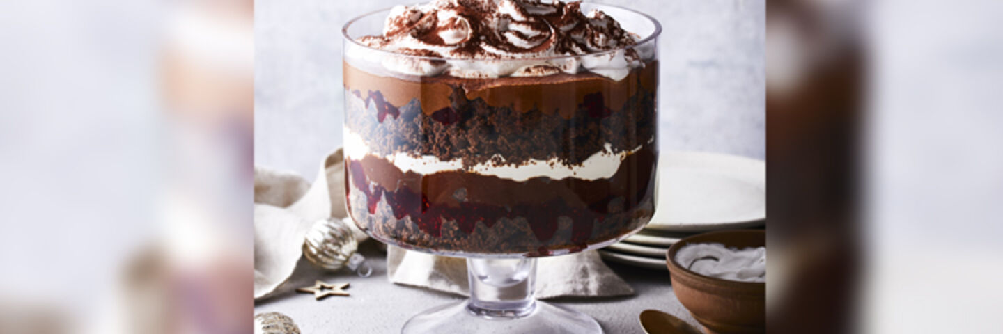 Chocolate brownie trifle recipe