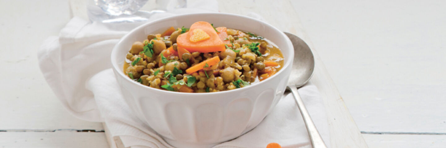 Chunky moroccan harira soup recipe