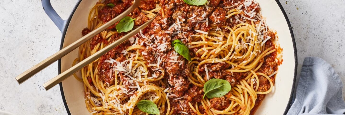 Mince spaghetti bolognese main