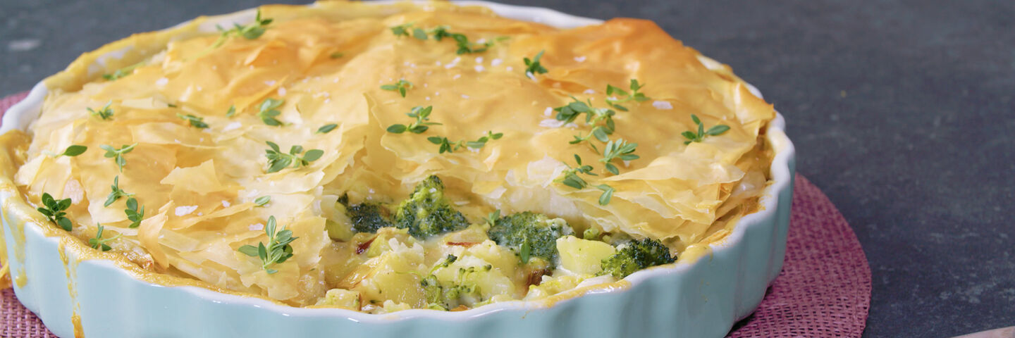 SuperValu Recipes The Happy Pear Broccoli Potato Filo Pie