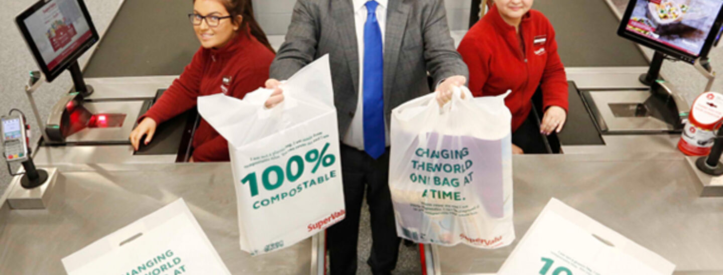 SuperValu 100% Compostable Reusable Shopping Bag