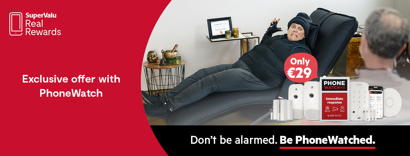 Phonewatch June Offer 6-sensor alarm pack with full installation for just 29 euro