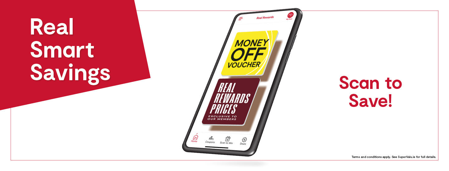 Real Smart Savings Scan to Save!
