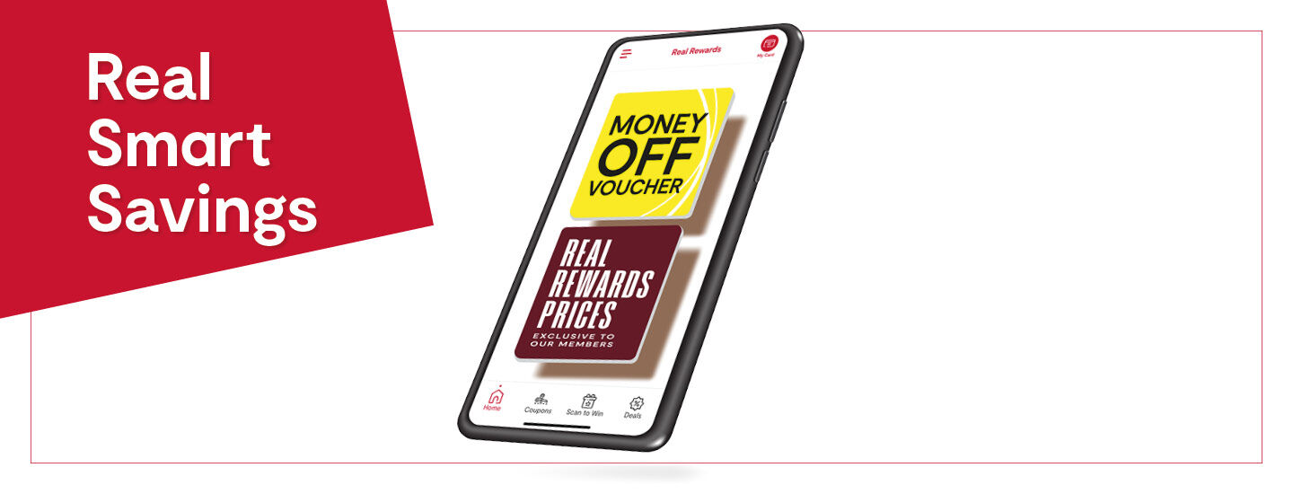 Real Smart Savings Scan to Save!