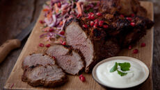BBQ moroccan lamb leg recipe