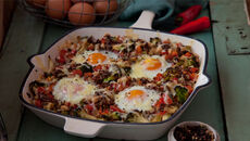 Spicy baked eggs recipe