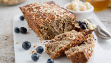 Banana blueberry oat bread recipe