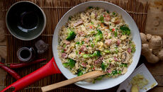 Ham egg stir fry recipe1