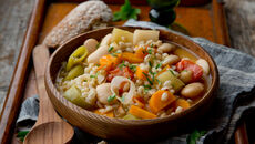 Hearty winter barley butterbean stew recipe