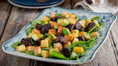 Black pudding apple salad recipe