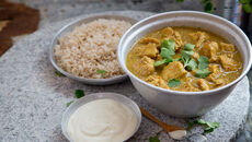 Chicken korma coconut cream recipe