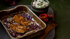 Chicken with rice red onion recipe