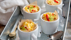 Mini crustless quiche recipe