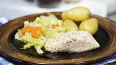 Mustard baked salmon recipe