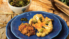 Happy pear roasted cauliflower wings lentils