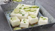 Key lime frozen cheesecake