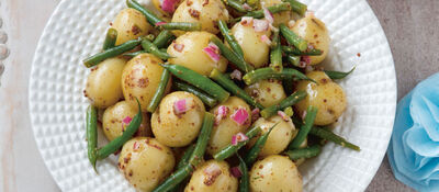 Baby Potato and French Beans Salad