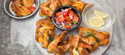 Summery Crispy Chicken Wings