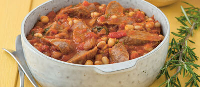 Mixed Bean and Sausage Casserole