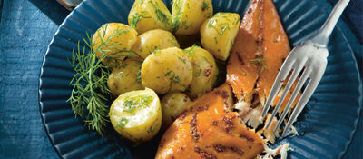 Warm Smoked Mackerel with Baby Potatoes