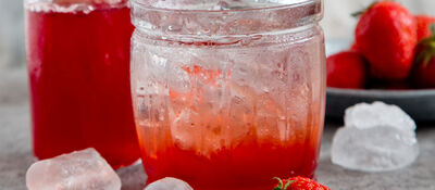 Homemade Strawberry Cordial