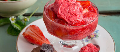 Macerated strawberries