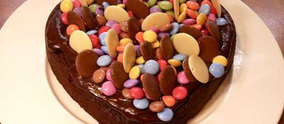 Chocolate heart cake recipe