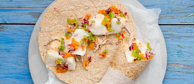 Fish tacos with heirloom tomato salsa and red cabbage recipe