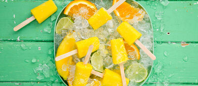 Mango turmeric ginger citrus ice pop shots recipe