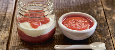 Siobhan rhubarb plum vanilla compote