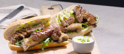SuperValu Recipe Steak Sandwich
