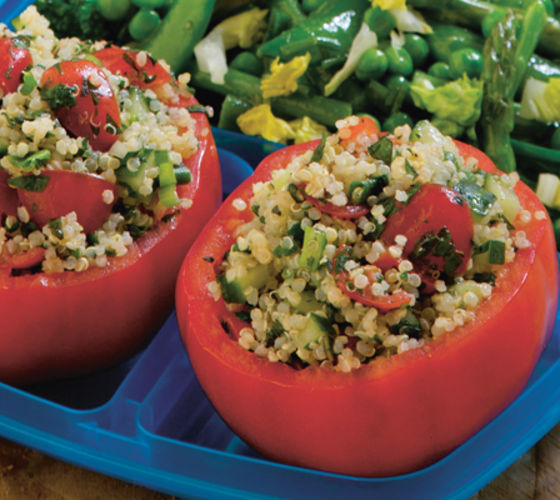 Beef Tomatoes Stuffed with Tabbouleh