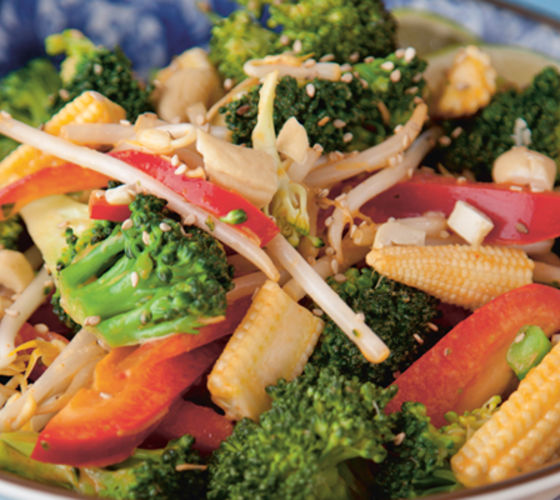 Happy asian broccoli salad