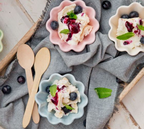 Blueberry Eton Mess